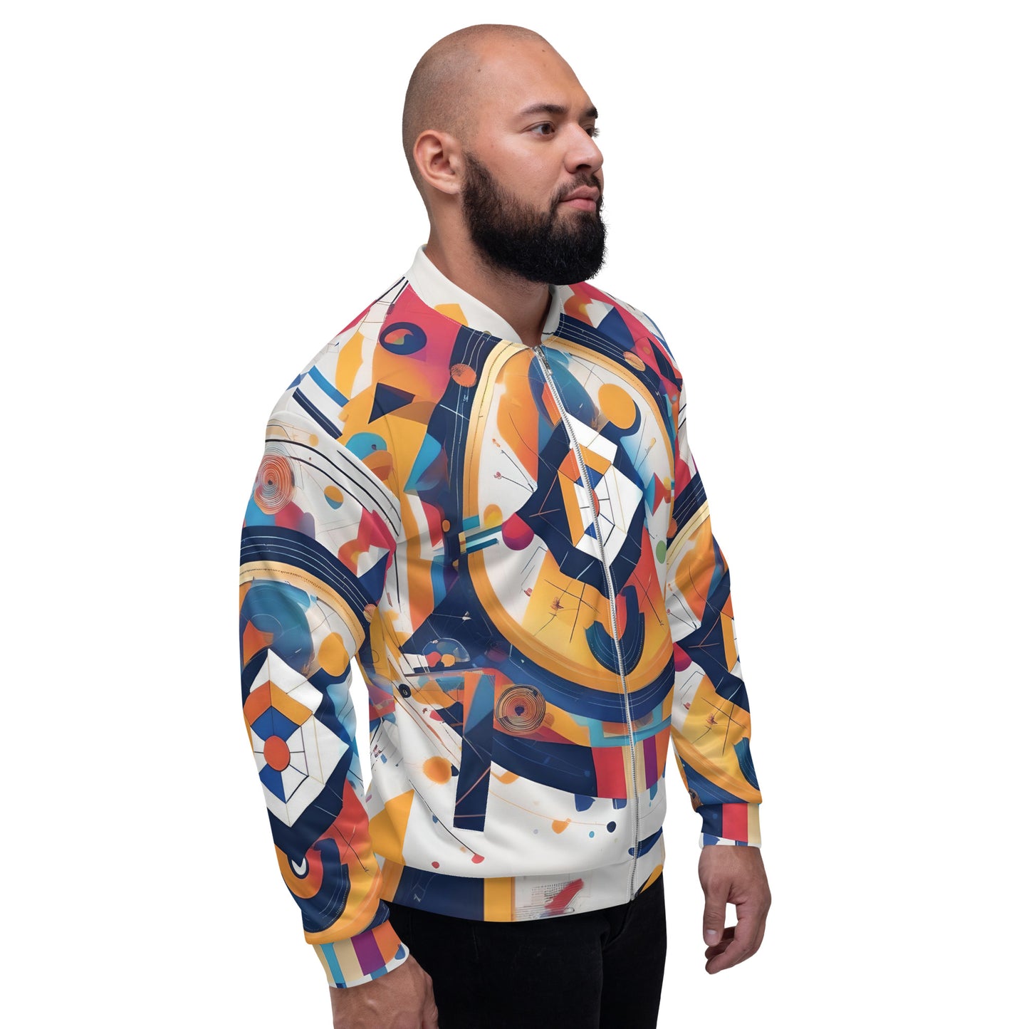 Unisex Bomber Jacket / Kandinsky Jacket