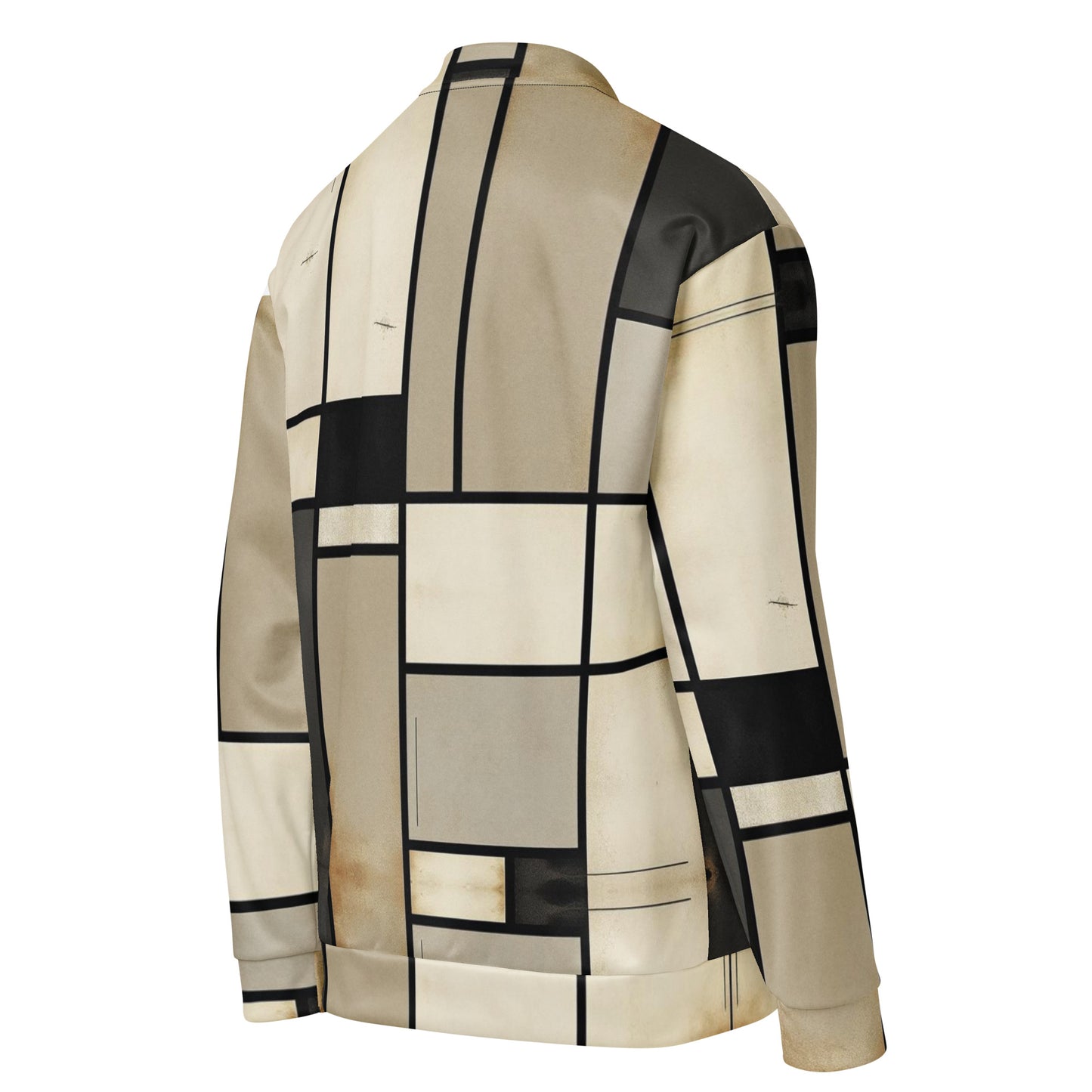 Unisex Vintage Bomber Jacket - Piet Mondrian