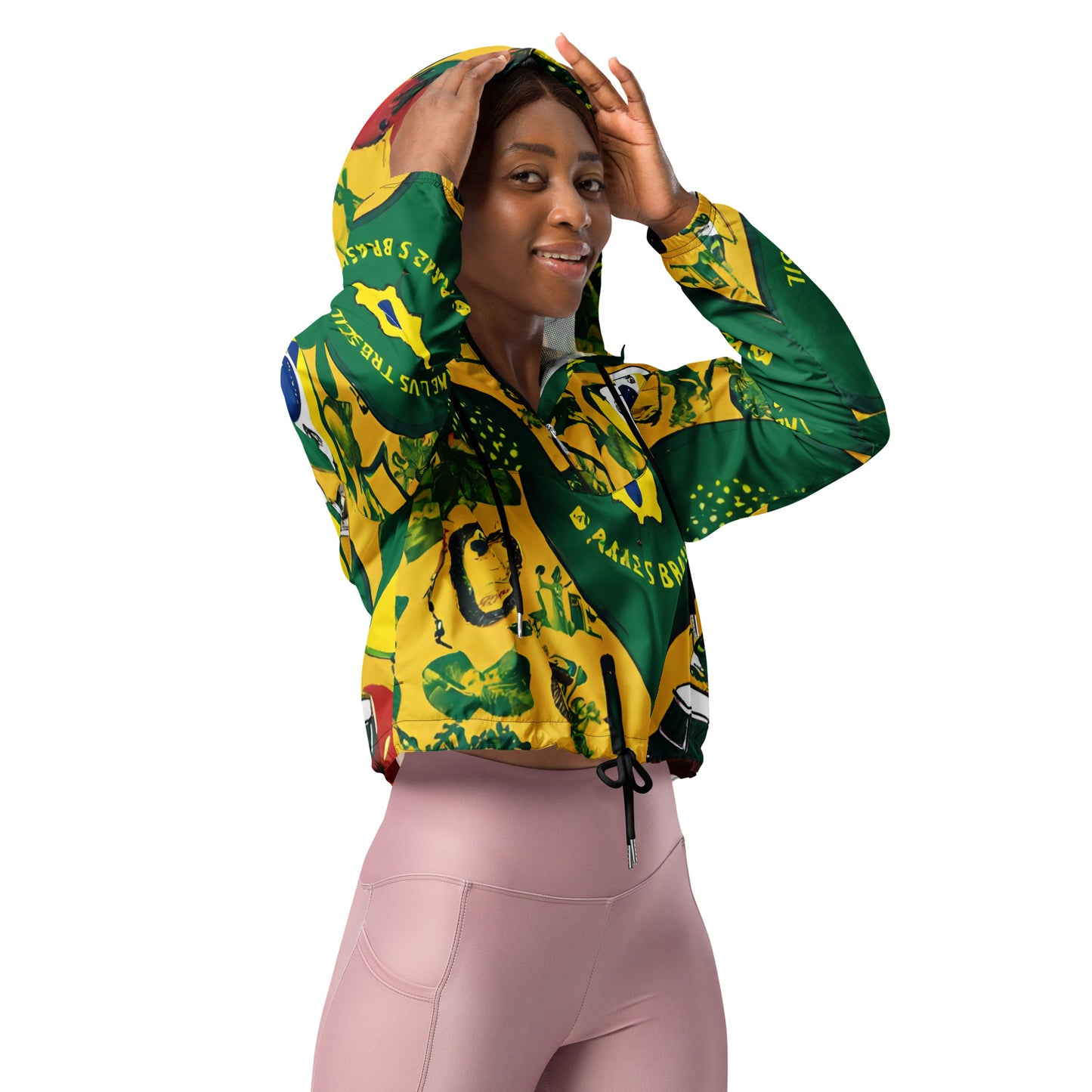 Women’s cropped windbreaker / Brasil windbreaker