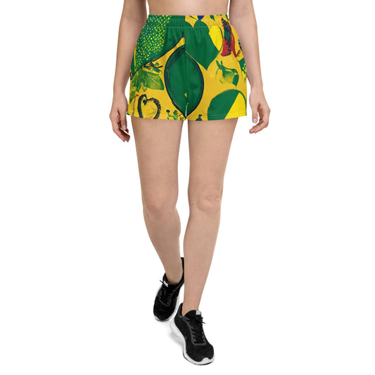 Women’s Recycled Athletic Shorts / Brasil Athletic shorts (Ai created)