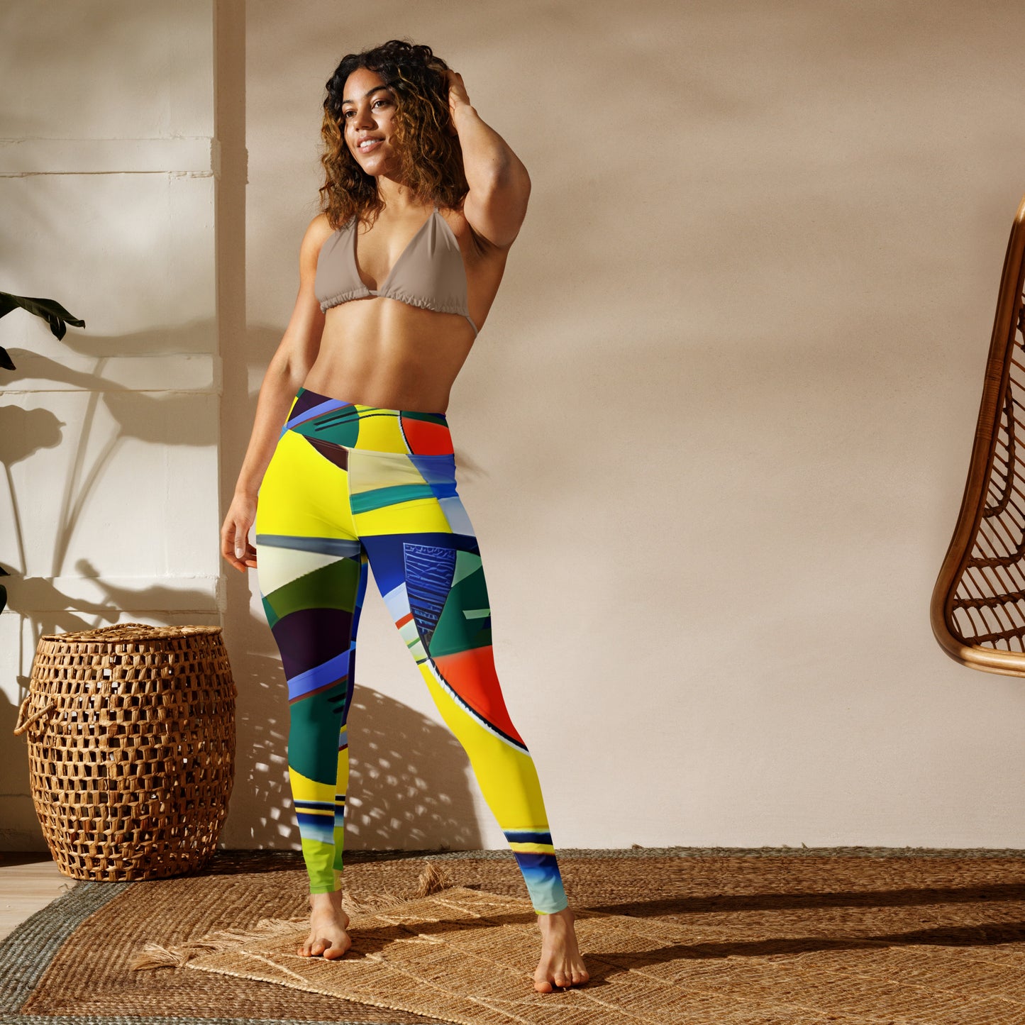 Yoga Leggings / Kandinsky / Art gift idea