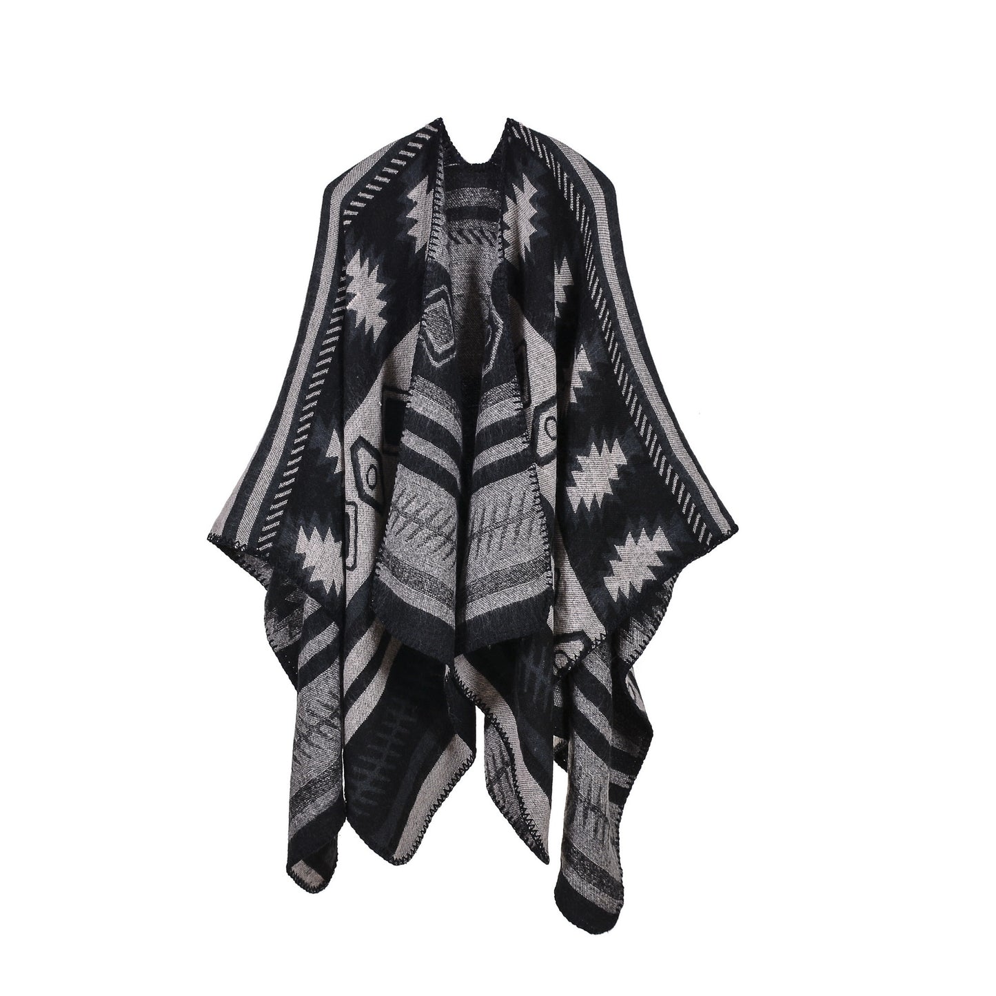 Cloak Thicken Warm Air Conditioning Shawl Travel Blanket