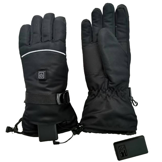 Velvet Thermal Insulation Three-gear Temperature Control, Touch Screen Heating Gloves