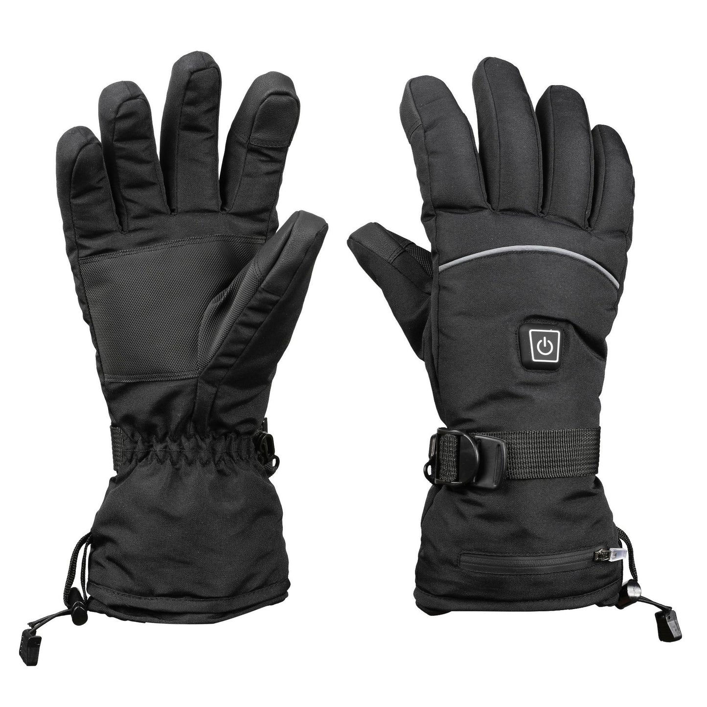 Velvet Thermal Insulation Three-gear Temperature Control, Touch Screen Heating Gloves