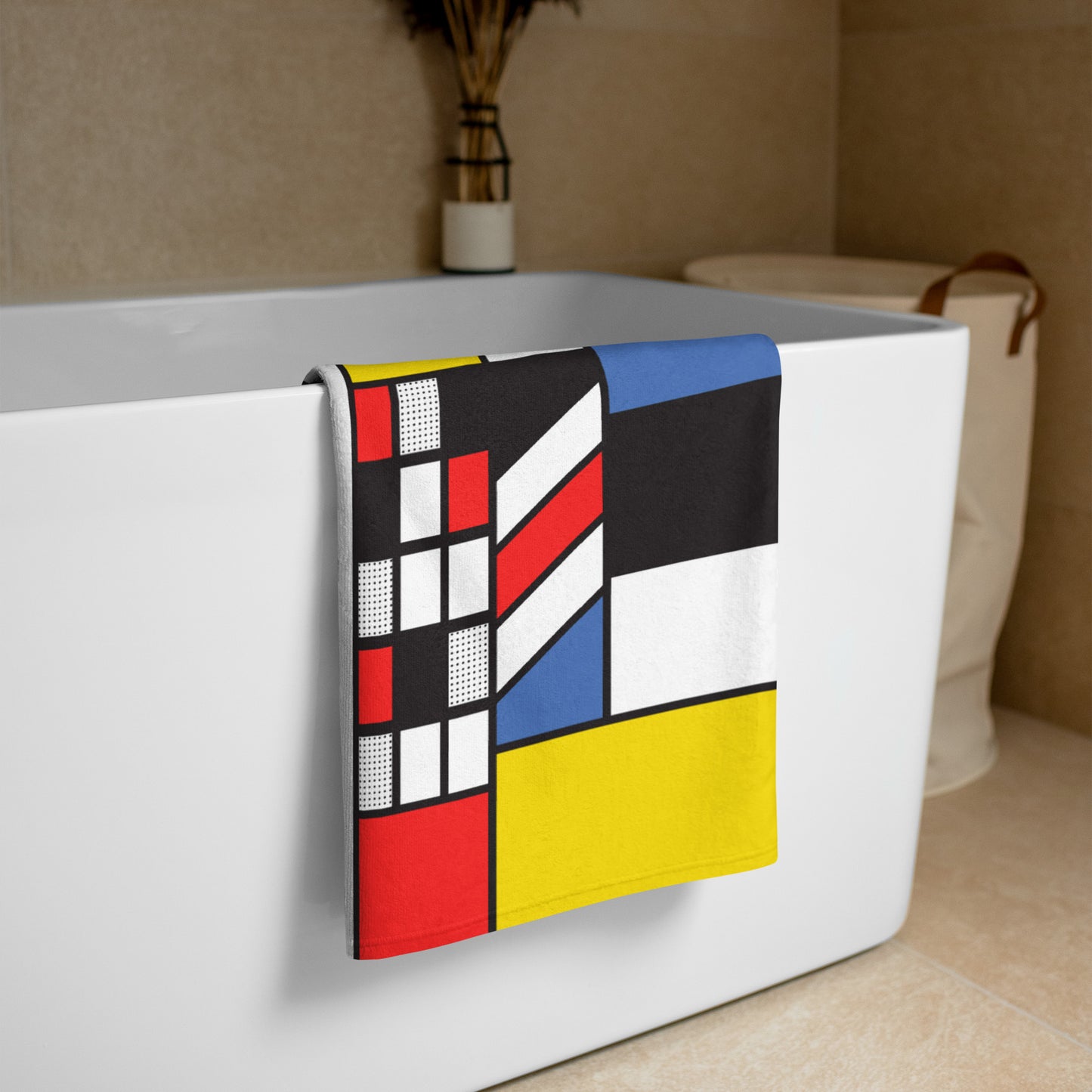 Piet Mondrian towel