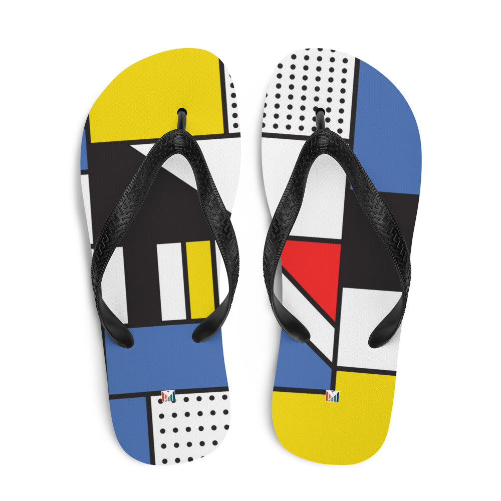 Flip-Flops Piet Mondrian / Fashion Flip Flops / Women Flip Flops