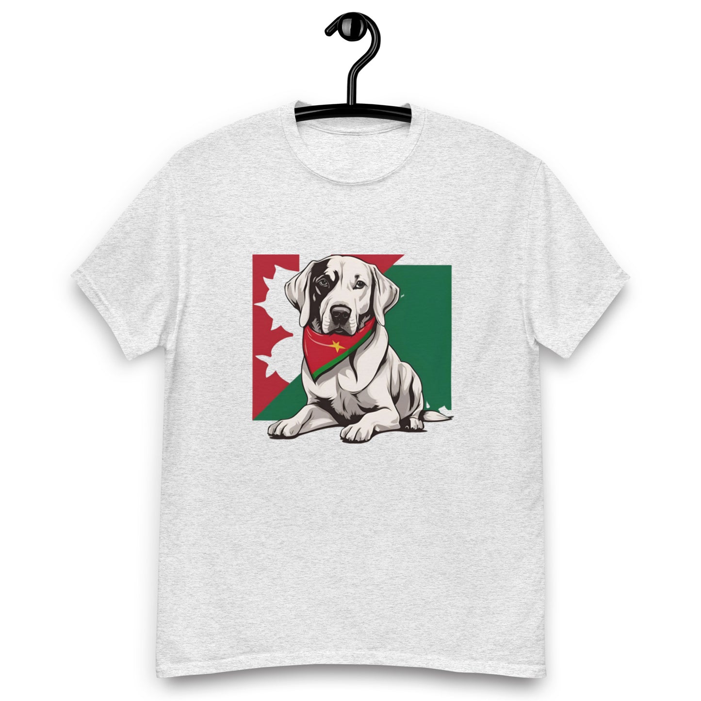 Unisex classic tee / Dog lover Shirt / Football shirt / AI created 07/24 / T-Shirt for Portugal Footbal fans