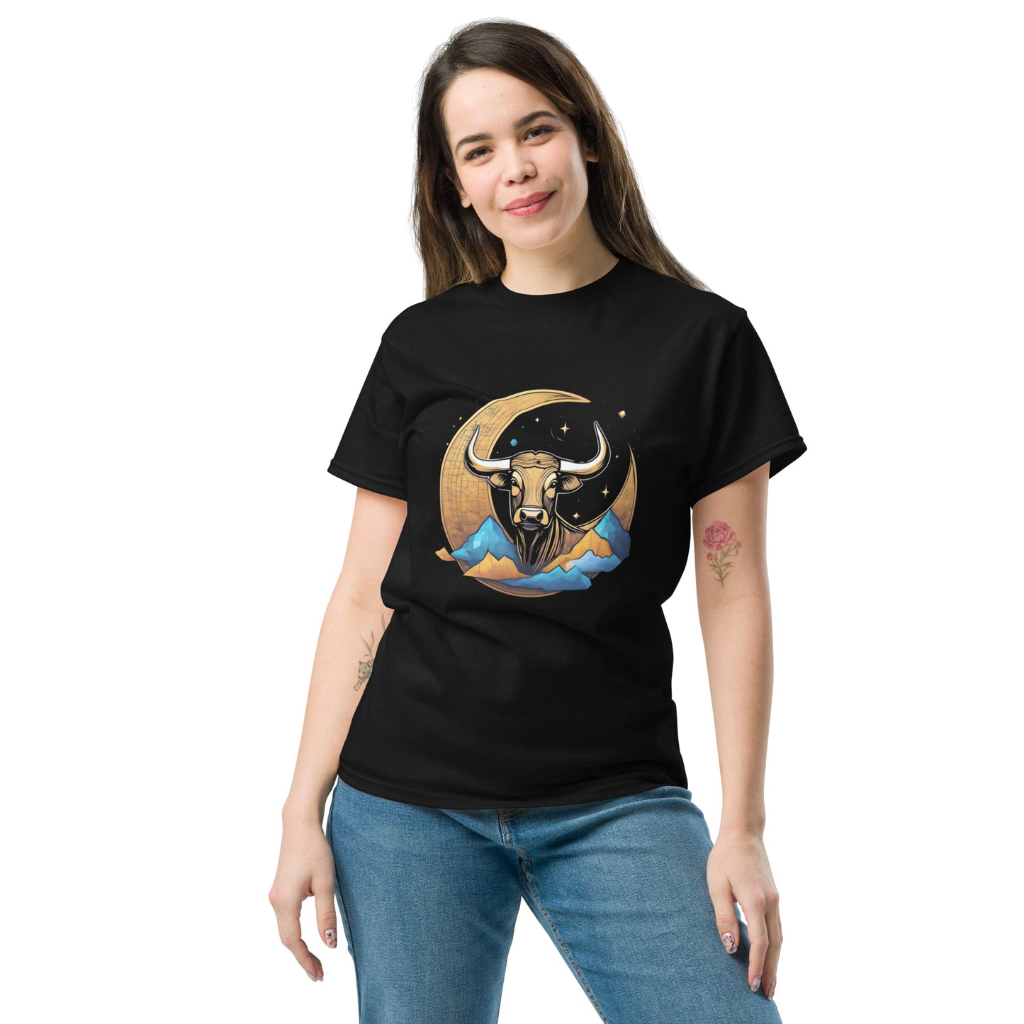 Unisex classic tee - Crypto Bulls / Moon time / AI shirt