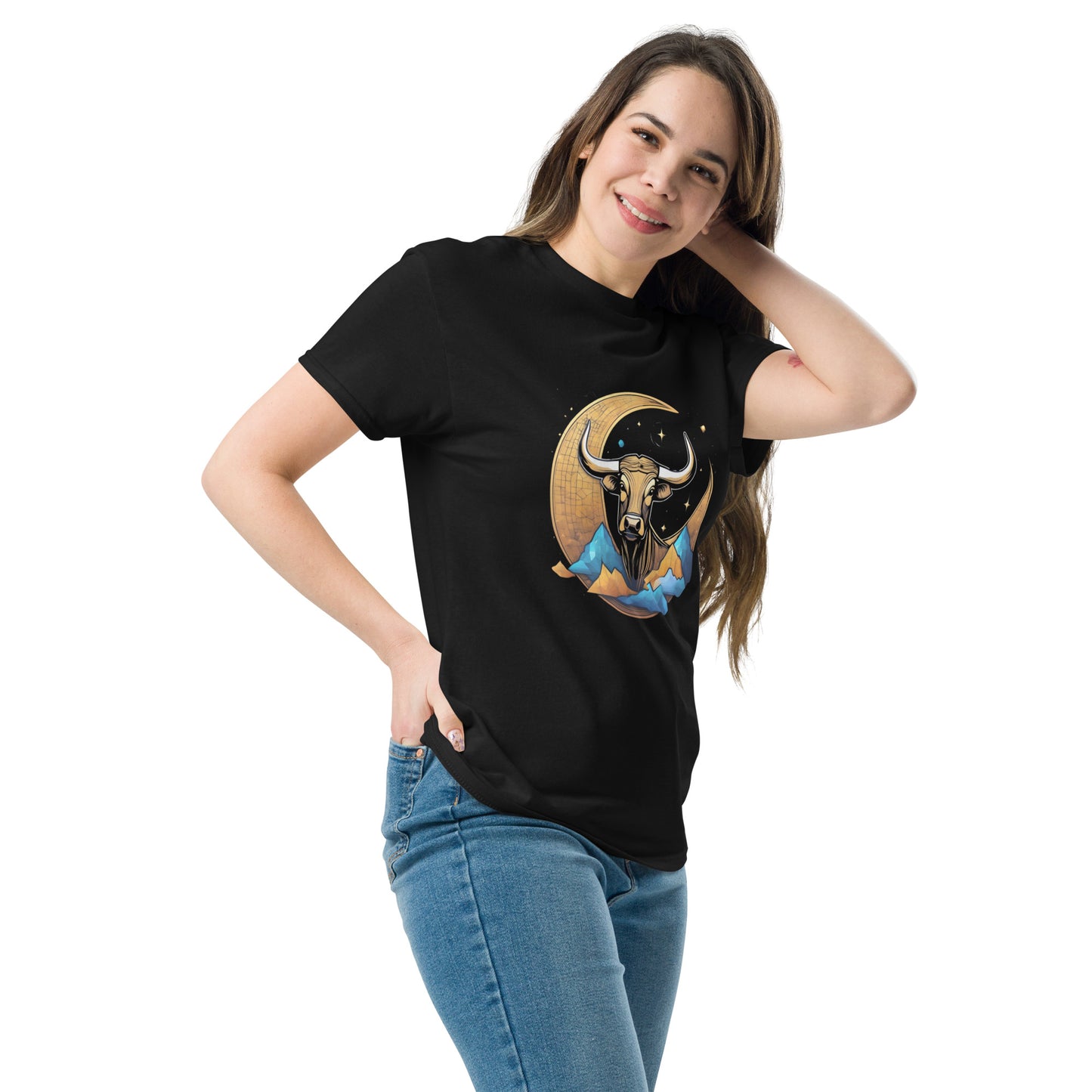 Unisex classic tee - Crypto Bulls / Moon time / AI shirt