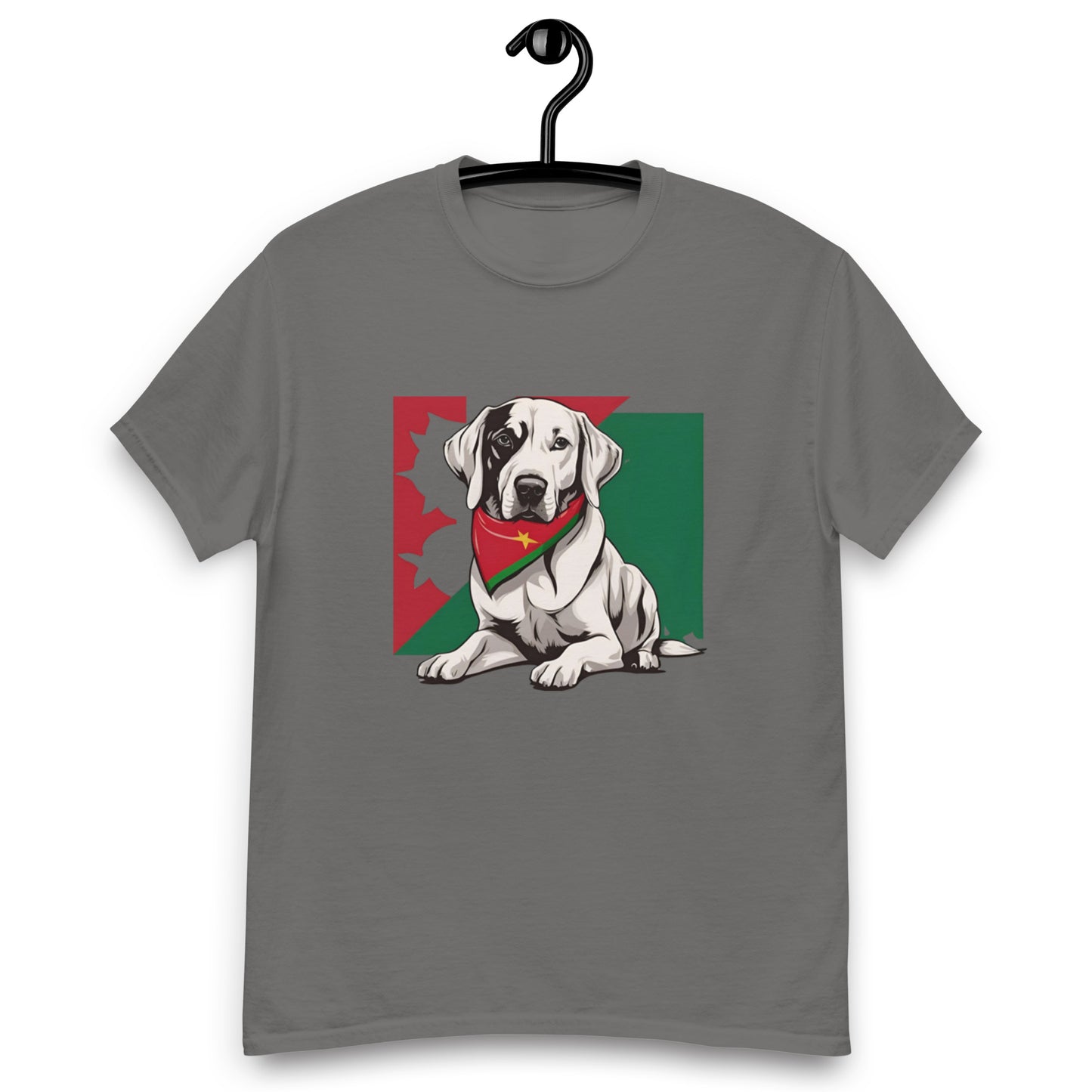 Unisex classic tee / Dog lover Shirt / Football shirt / AI created 07/24 / T-Shirt for Portugal Footbal fans