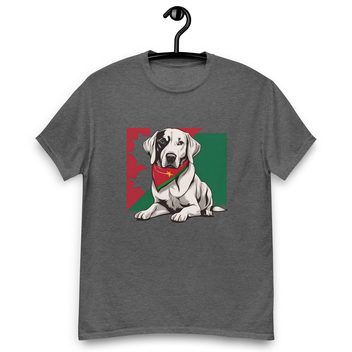 Unisex classic tee / Dog lover Shirt / Football shirt / AI created 07/24 / T-Shirt for Portugal Footbal fans