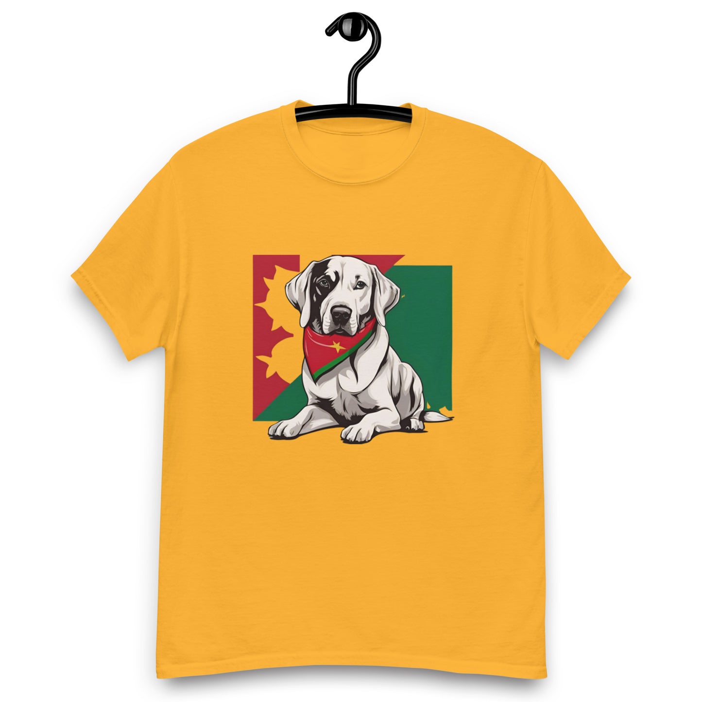 Unisex classic tee / Dog lover Shirt / Football shirt / AI created 07/24 / T-Shirt for Portugal Footbal fans