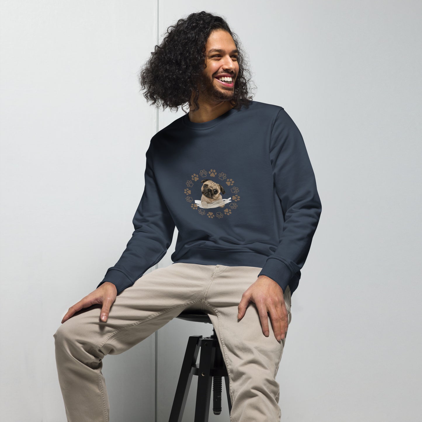 Unisex organic sweatshirt / Boston terrier lovers gift / dog lovers gifts / Gift for dog lovers