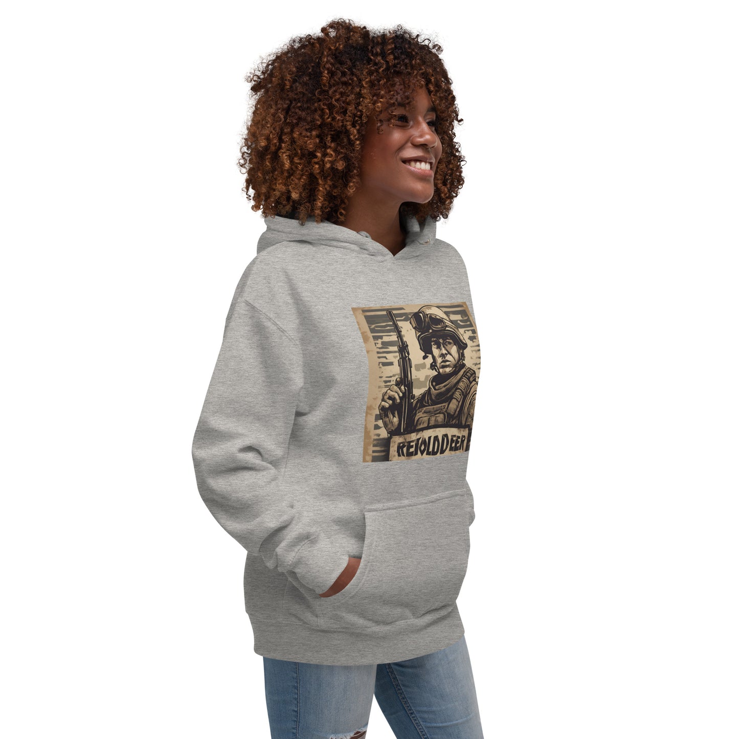 Unisex Hoodie / AI Hoodie with Soldier AFK / Husband, Boyfriend gift / Cool  fashion Outfit