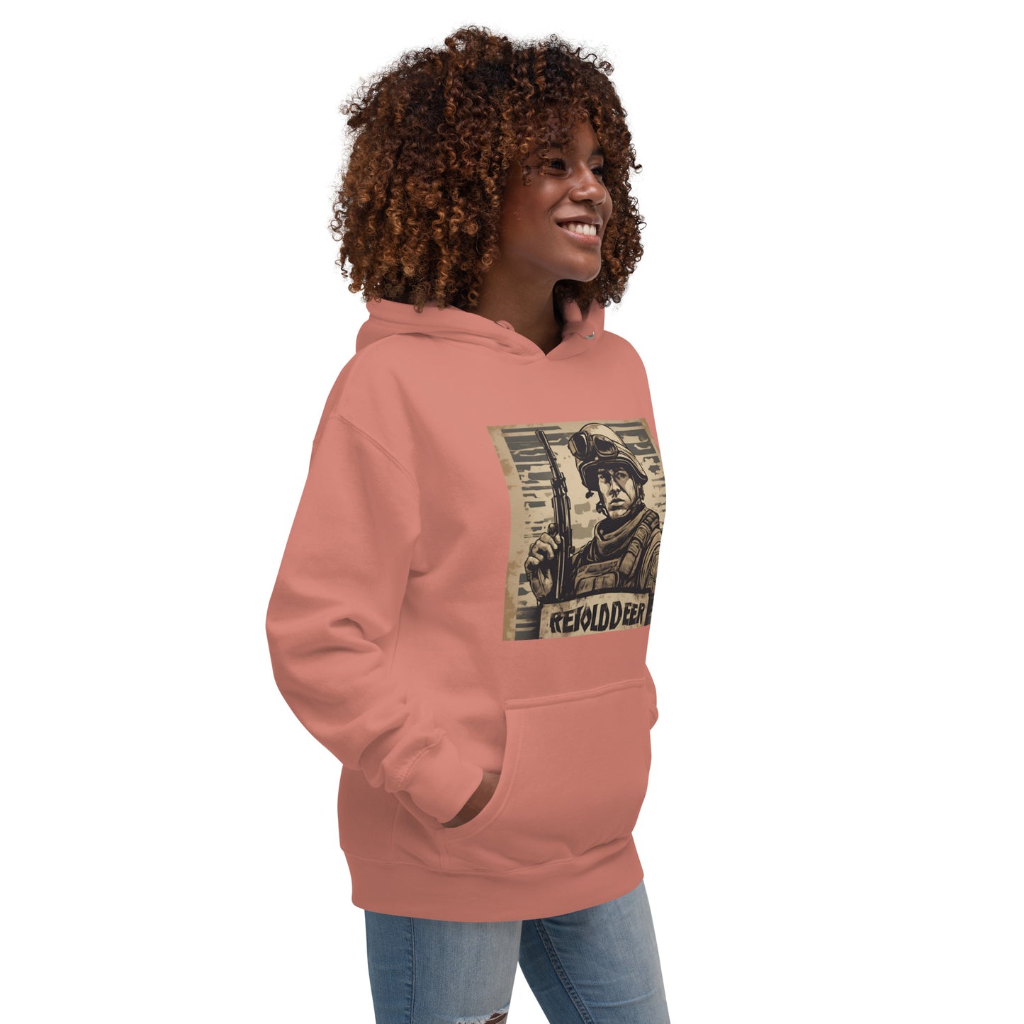 Unisex Hoodie / AI Hoodie with Soldier AFK / Husband, Boyfriend gift / Cool  fashion Outfit