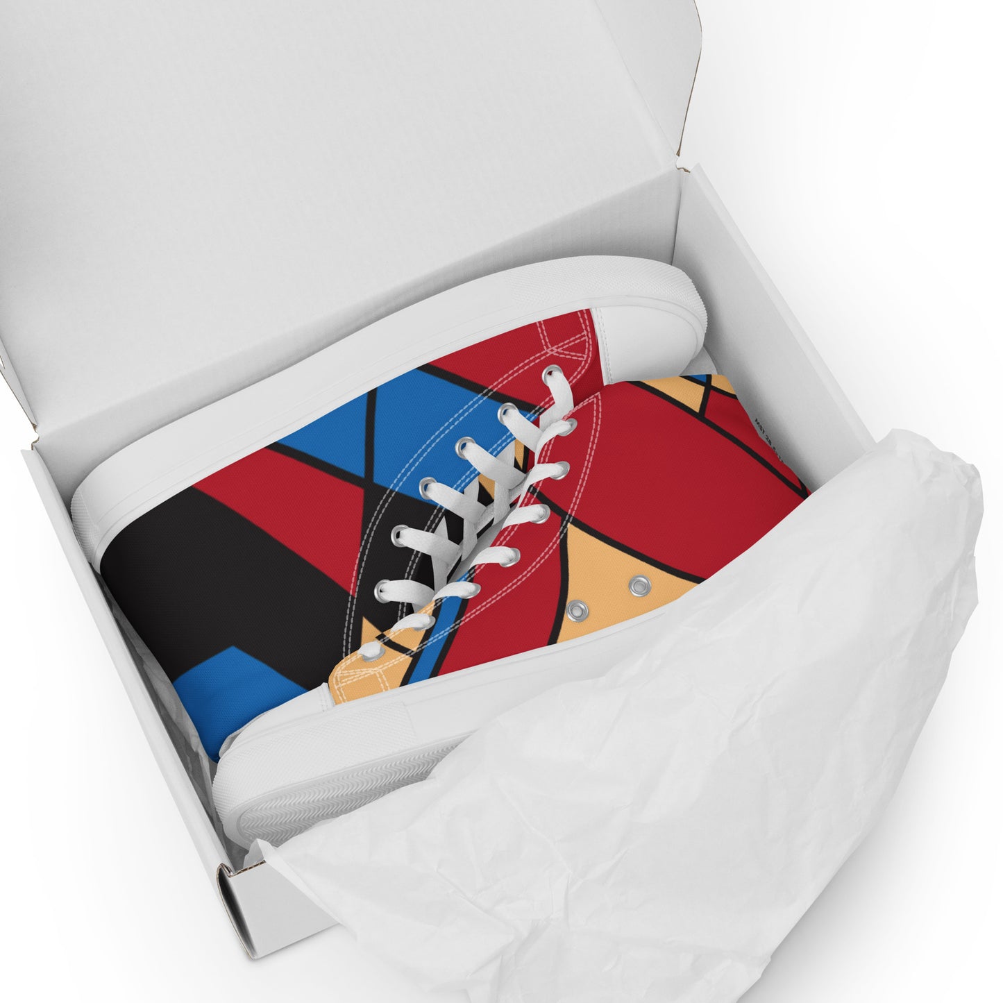 Women’s high top canvas shoes / AI created