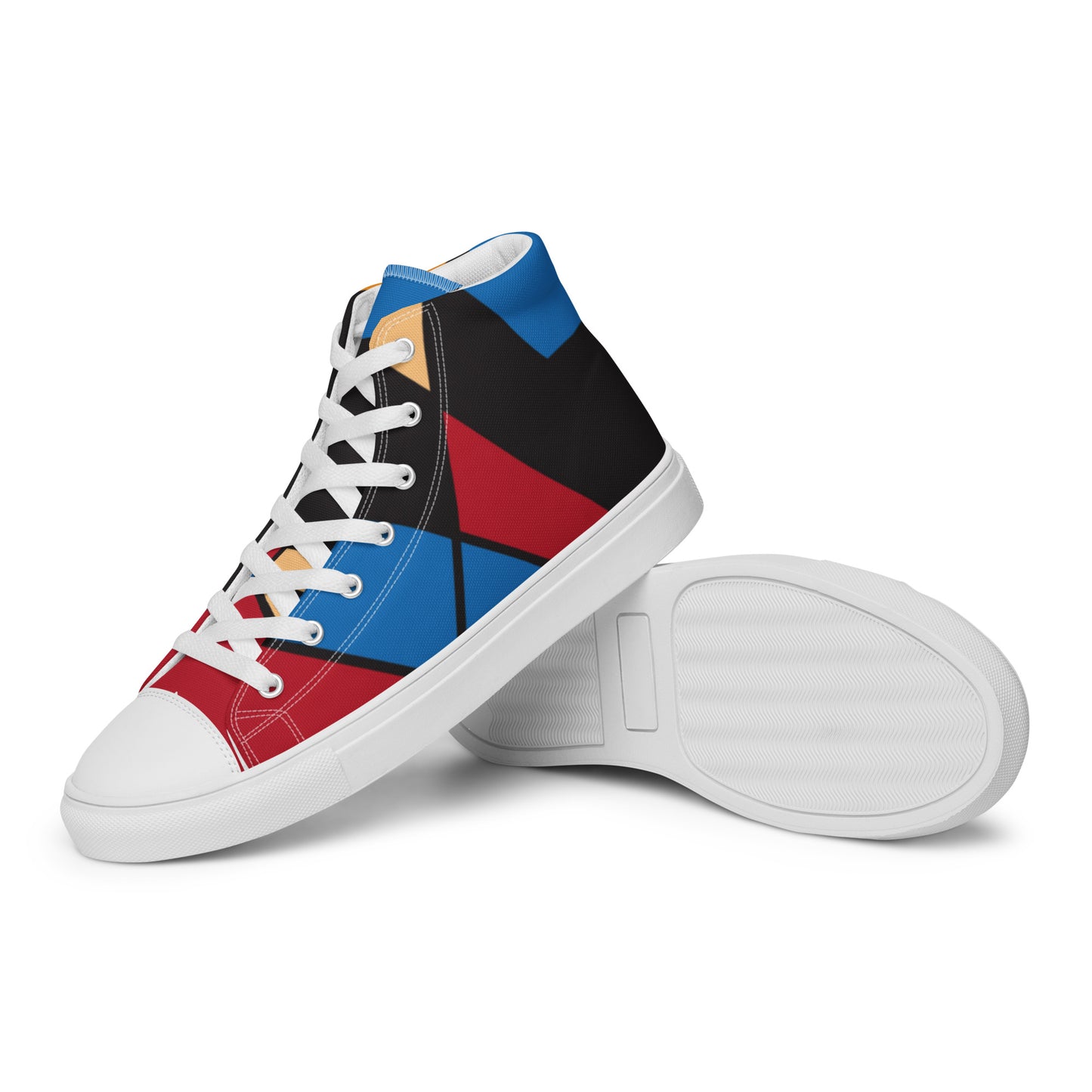 Women’s high top canvas shoes / AI created