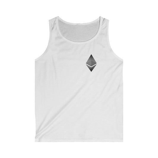 Men's Softstyle Tank Top with Ethereum Design (shipped to USA & Canada)