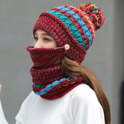 Winter knitted hat