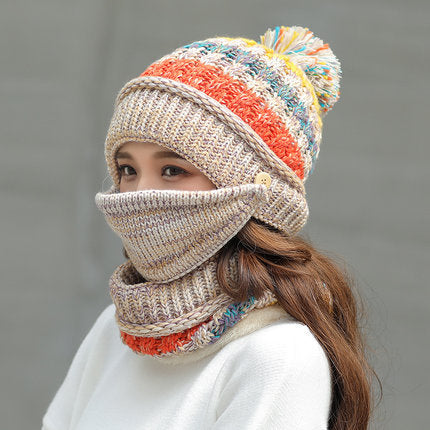 Winter knitted hat