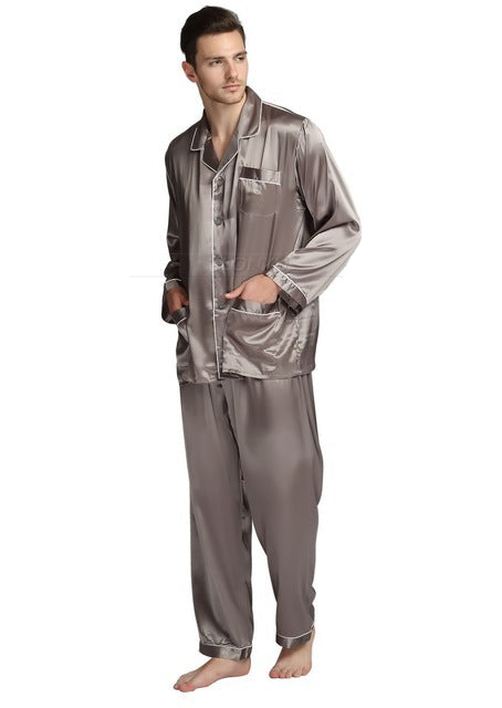 silk man pajama