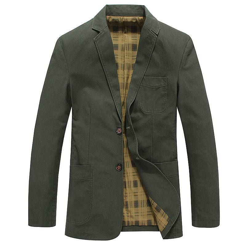 Men'S Suit Collar Jacket Business Casual Jacket Jacket