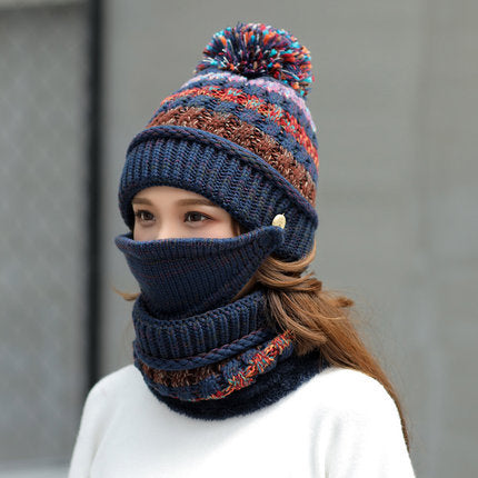 Winter knitted hat