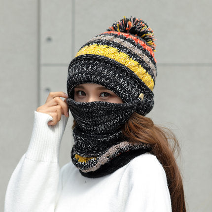 Winter knitted hat