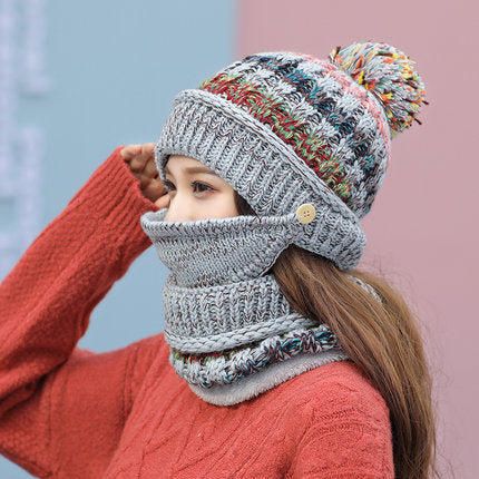 Winter knitted hat