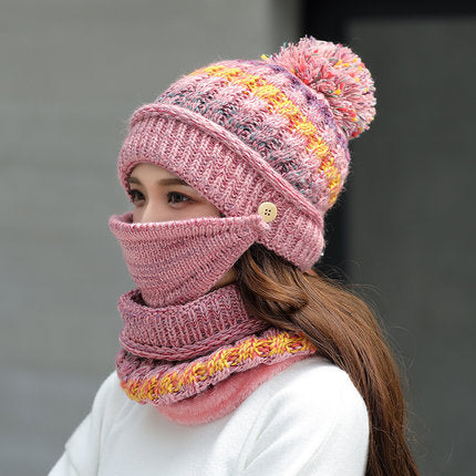 Winter knitted hat