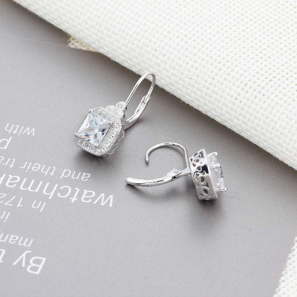 fashion silver earrings