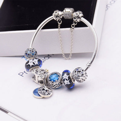 Fashion Blue Glass Bead