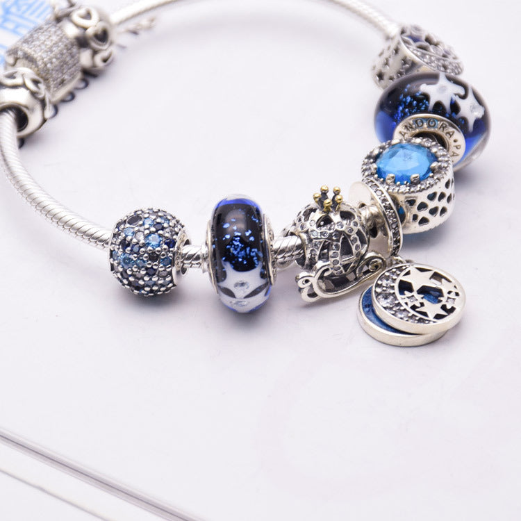 Fashion Blue Glass Bead