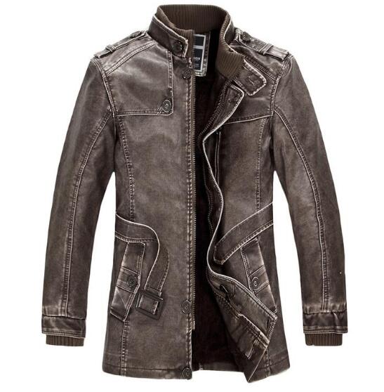 Duolino Classic Leather Jacket