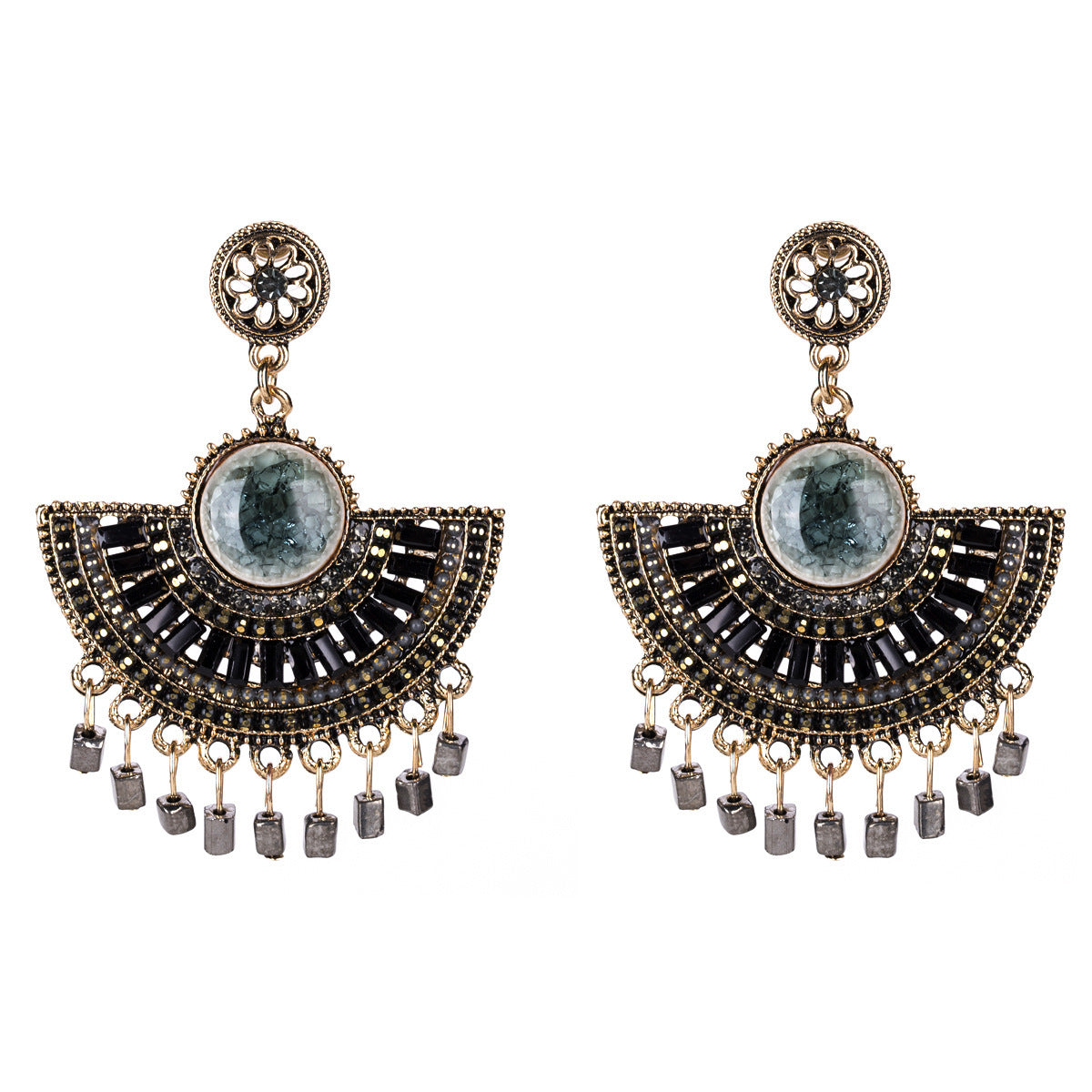 Elegant Bohemian Tassel Earrings For Women Beads dangle Vintage