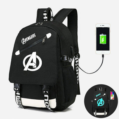 Fortnite Game Fortress Night Lens Backpack Student Bag Casual Bag USB Bag (shipping to US, Canada & Europe)