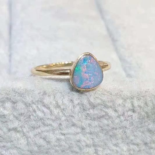 Natural Opal Stone Ring 