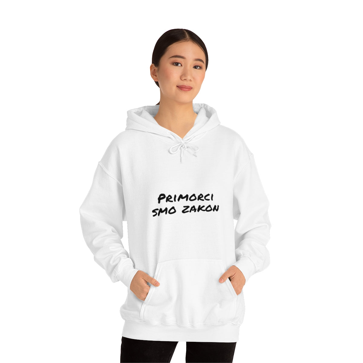 Unisex Pulover z napisom "Primorci smo zakon"