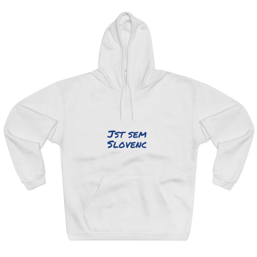 Unisex Pullover Hoodie with text "Jst sem slovenc" (shipping from Germny)