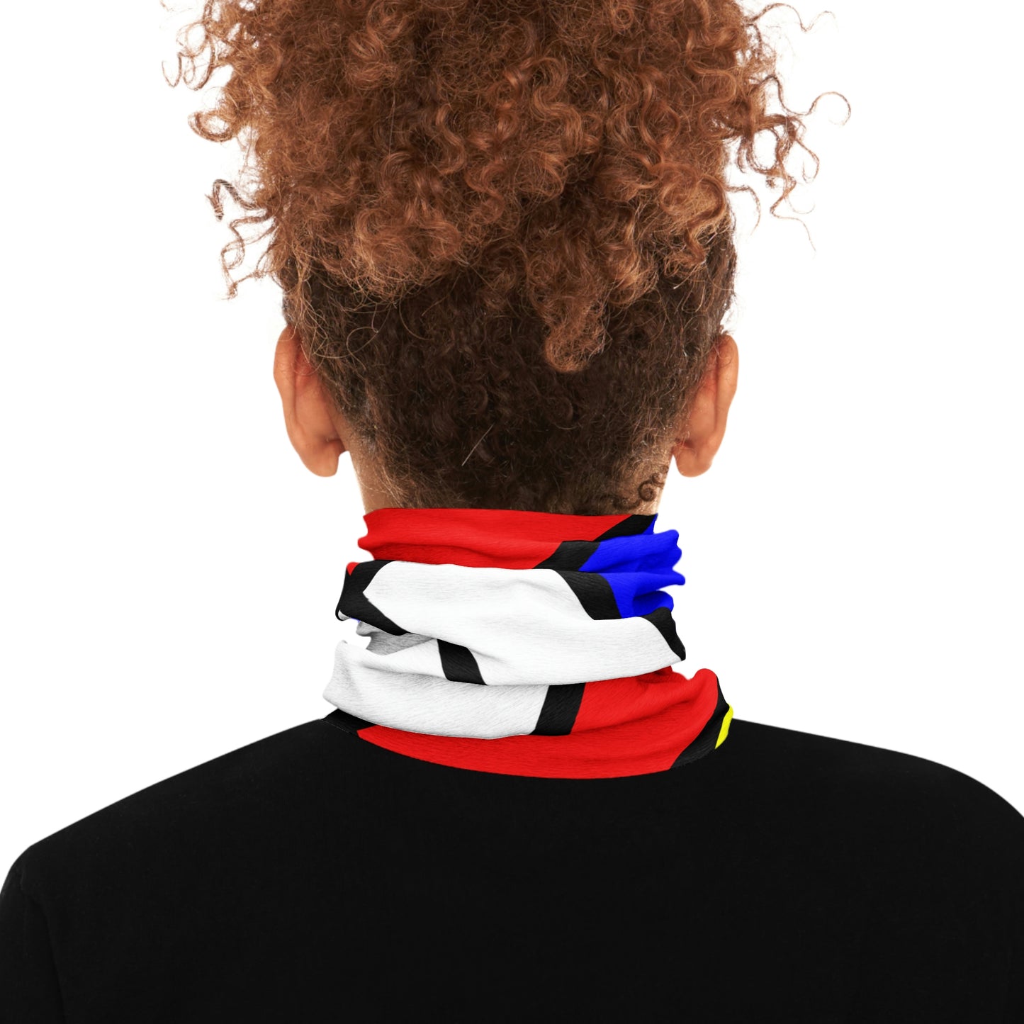 Tube Scarf with Mondrian design (shipping from Germany)