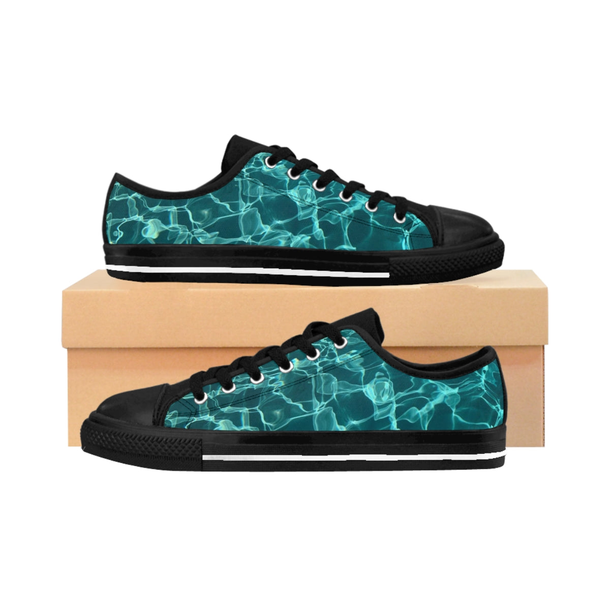 Women's Sneakers Turquoise color design