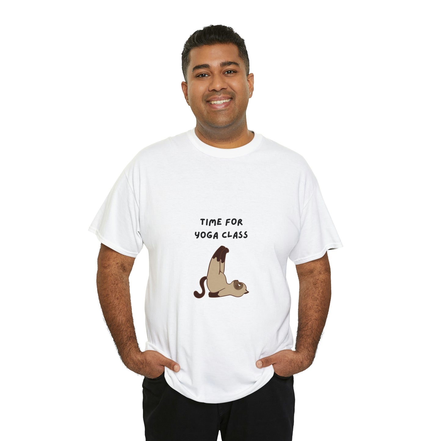 Unisex Heavy Cotton Tee - Time for Joga class