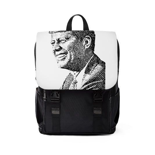 Unisex Casual Shoulder Backpack with John F. Kennedy design (shipping to US, Canada & EU, shipping time: 10-15 business day)