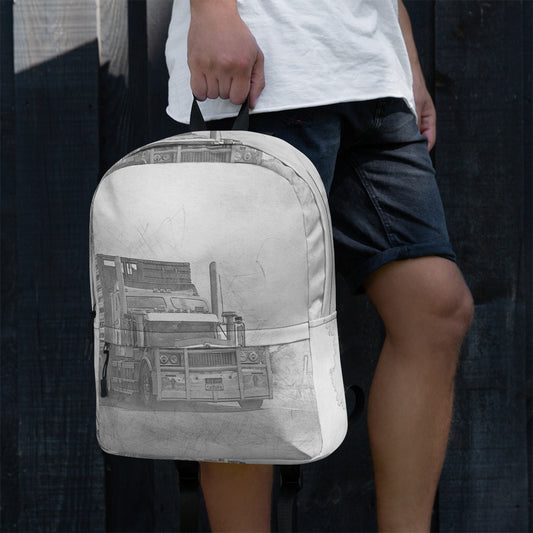 backpack with truck design
