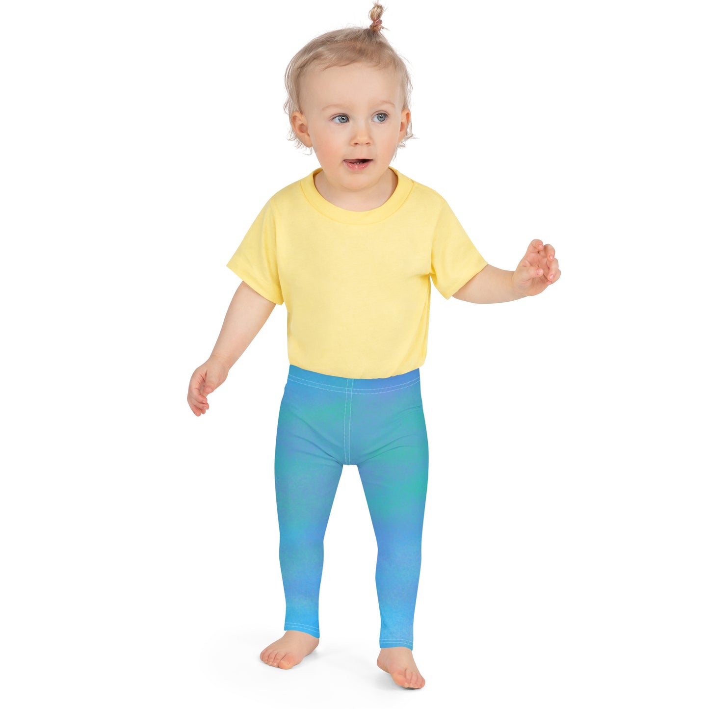 Kid's Leggings with Olivija Blue design