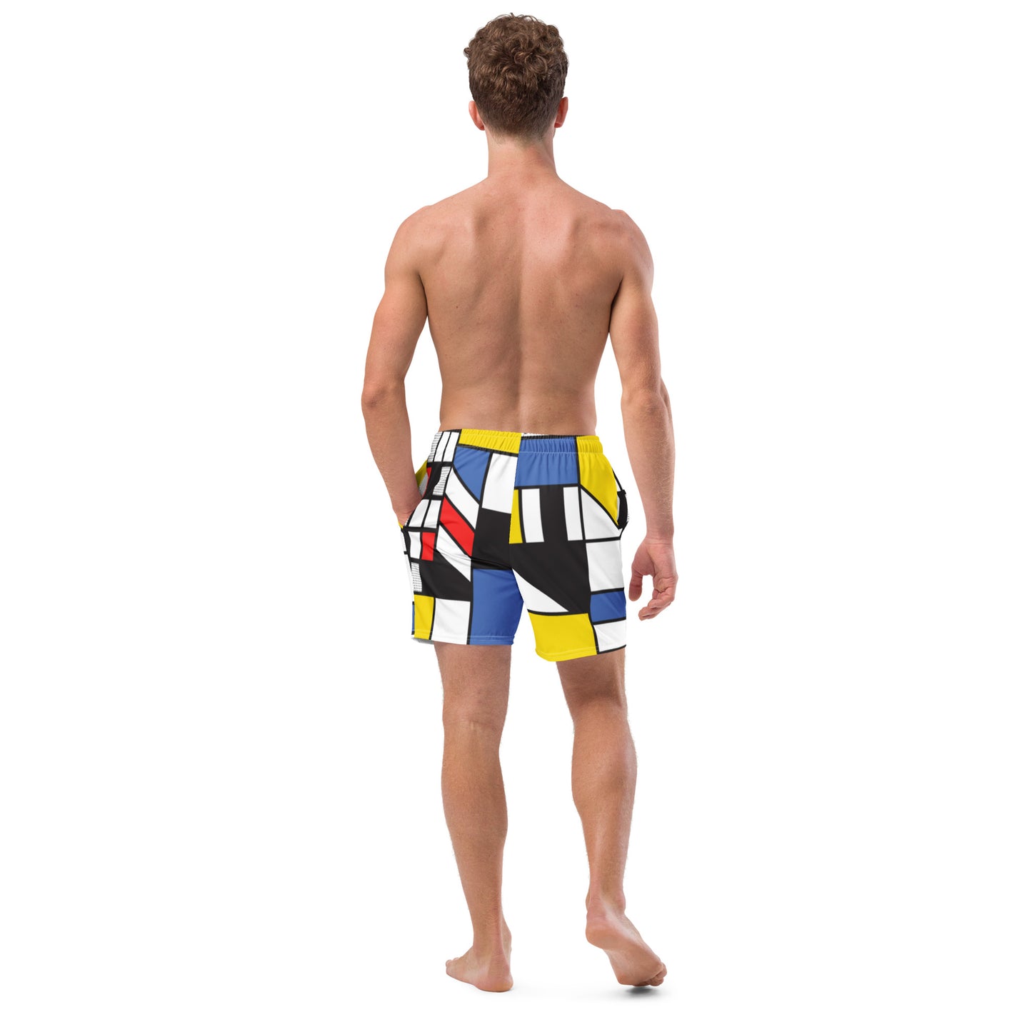 Mondrian swim trunks