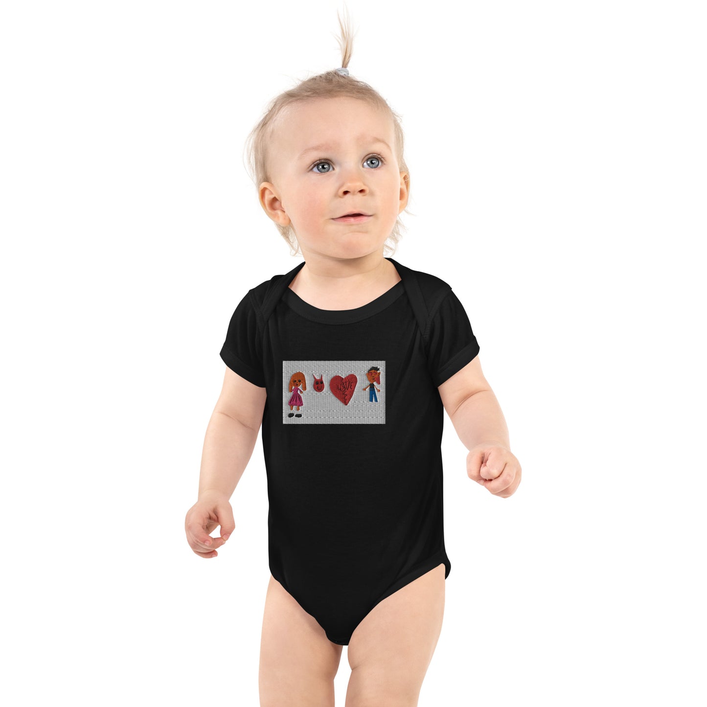 Infant Bodysuit with Olivia design