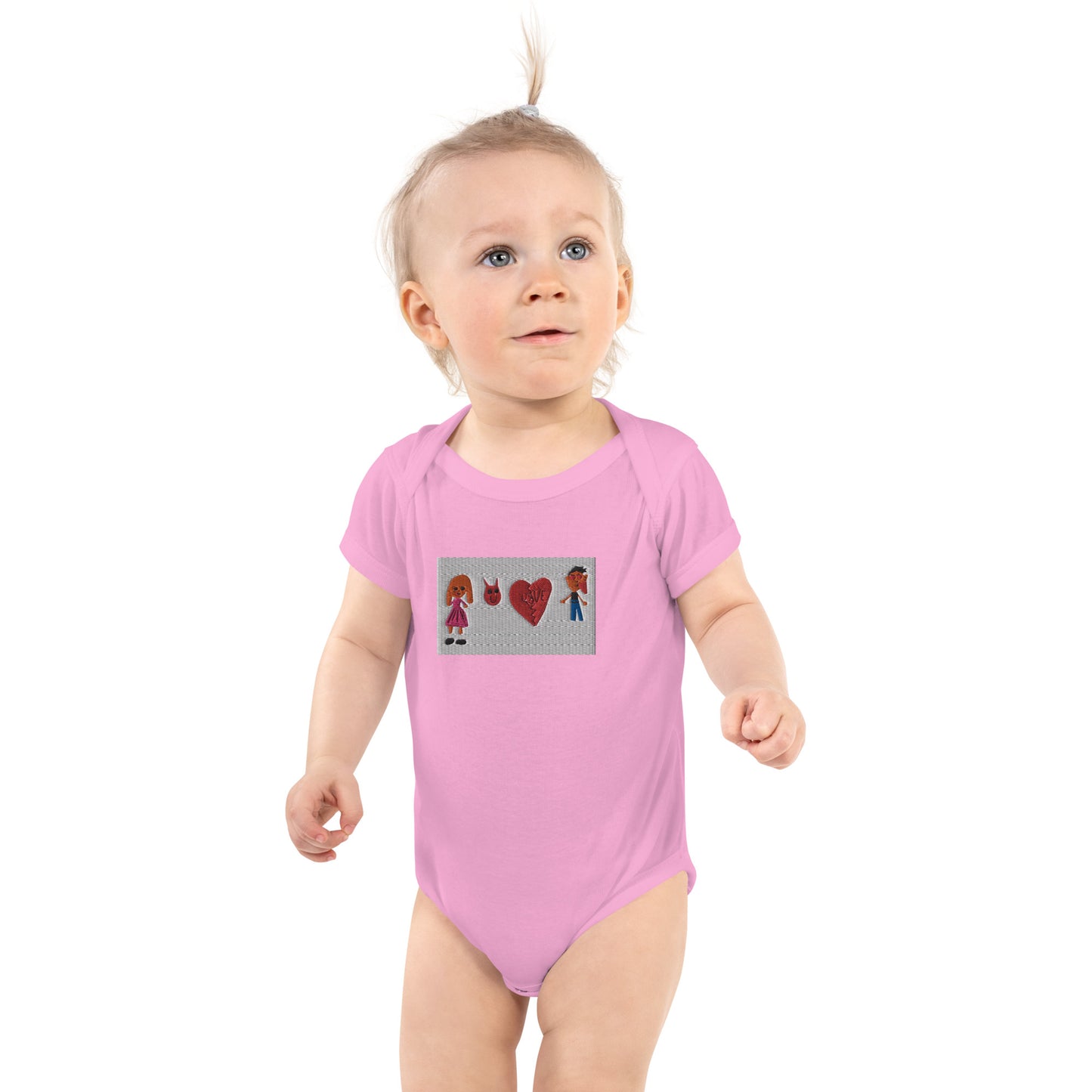 Infant Bodysuit with Olivia design