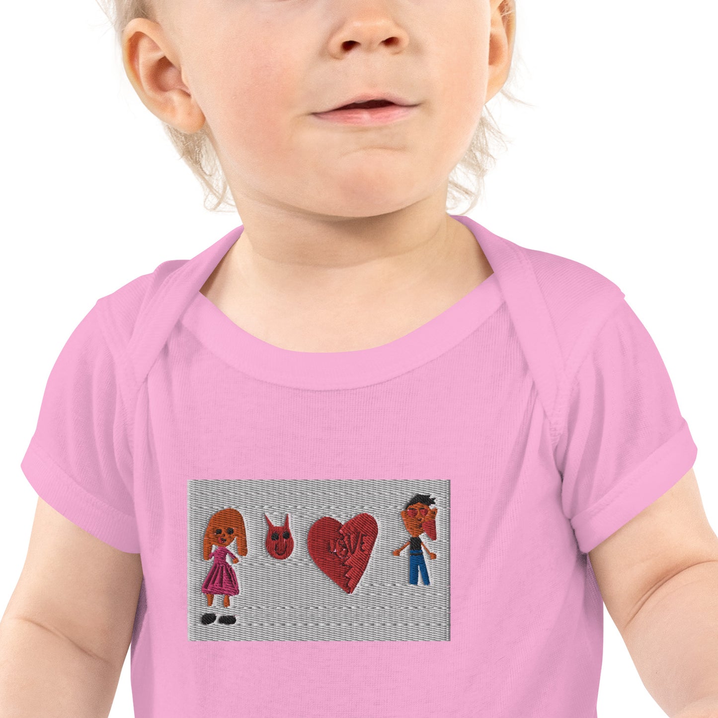 Infant Bodysuit with Olivia design