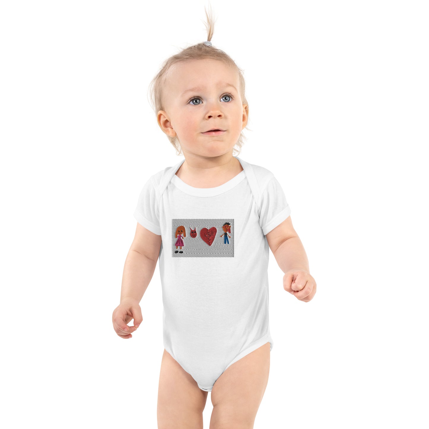 Infant Bodysuit with Olivia design